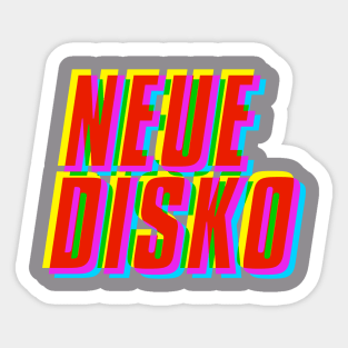 NEUE DISKO Sticker